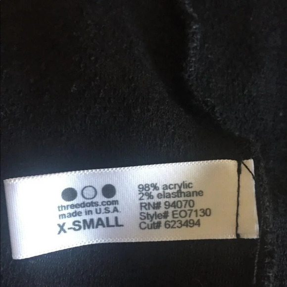 Three Dots Textured Drape Open Cardigan Sweater - Picture 5 of 6